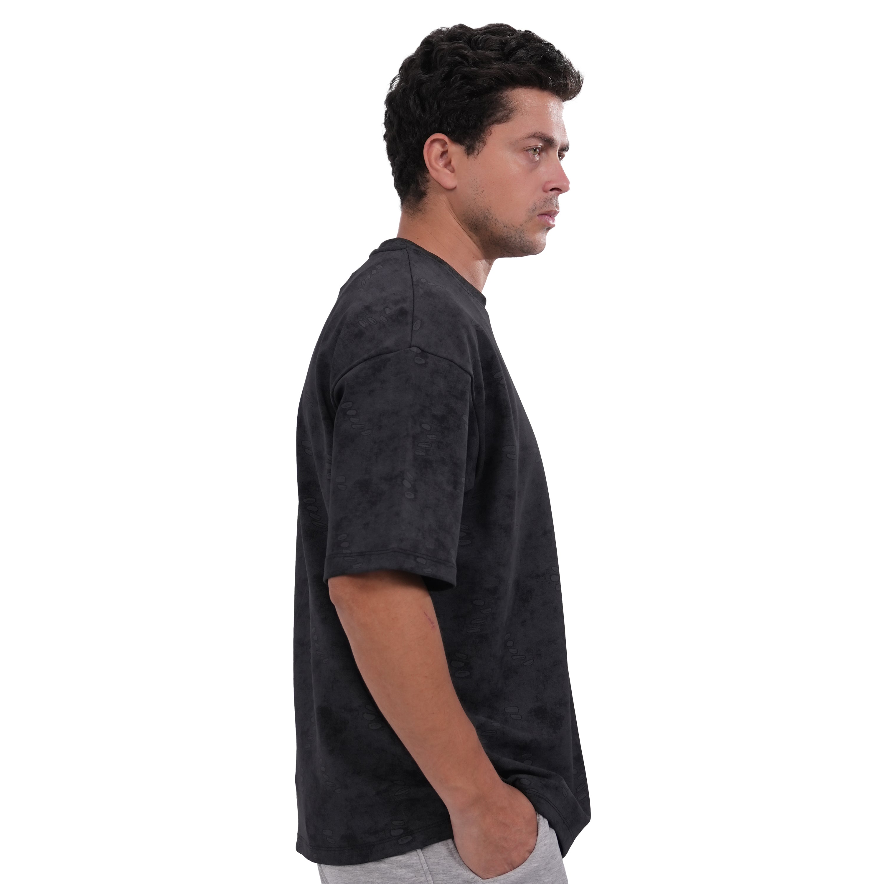 NASEEG Black Stone Oversized T-Shirt