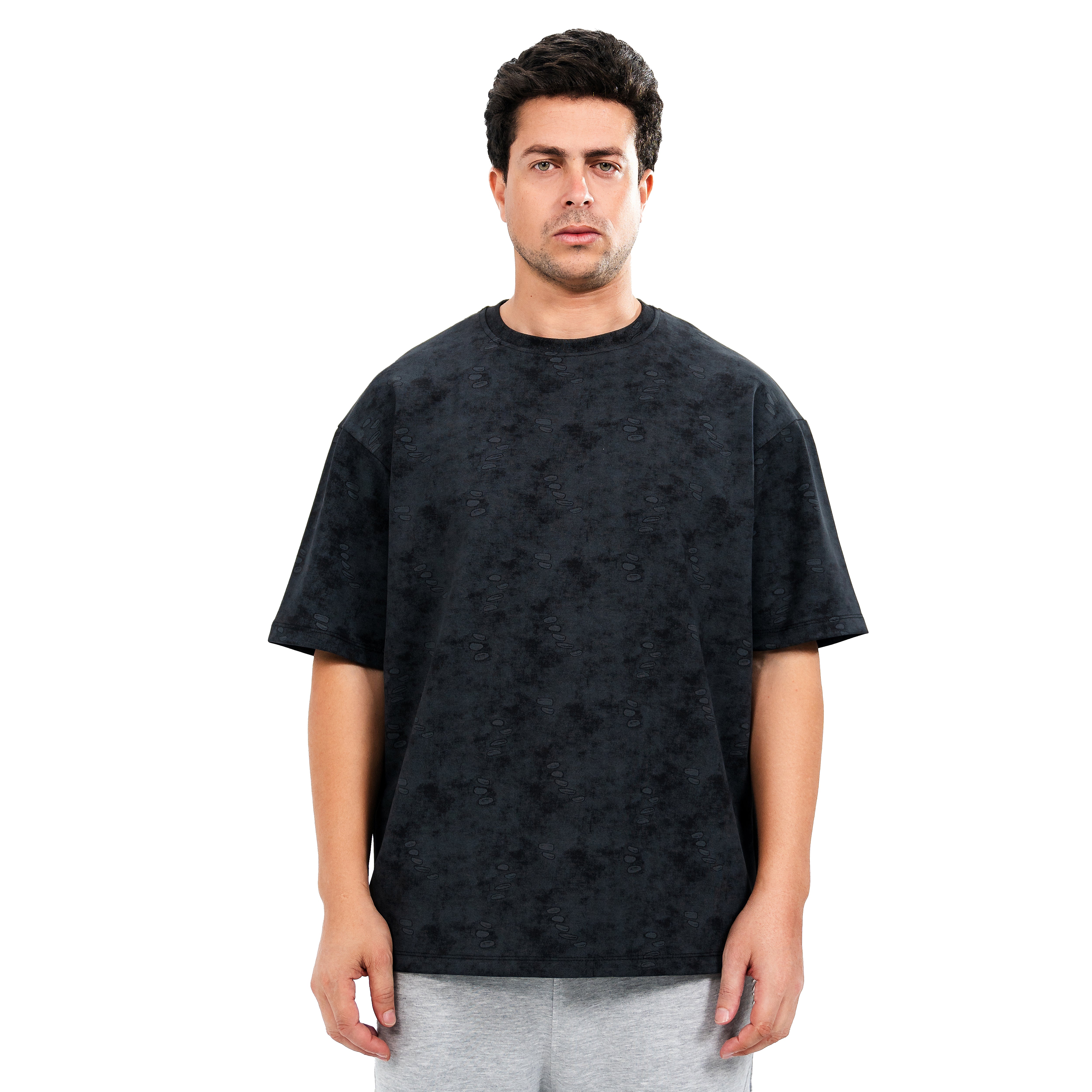 NASEEG Black Stone Oversized T-Shirt