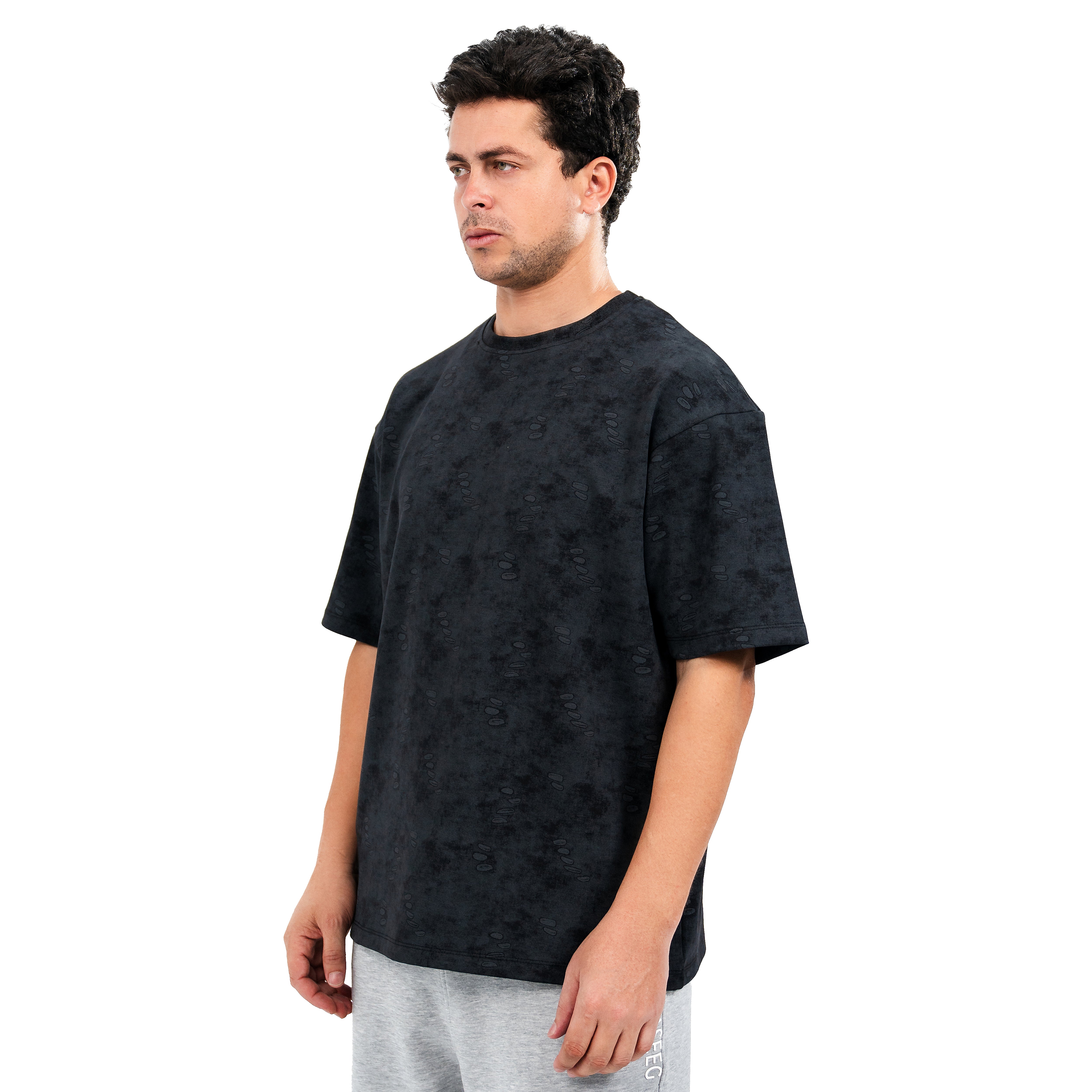 NASEEG Black Stone Oversized T-Shirt