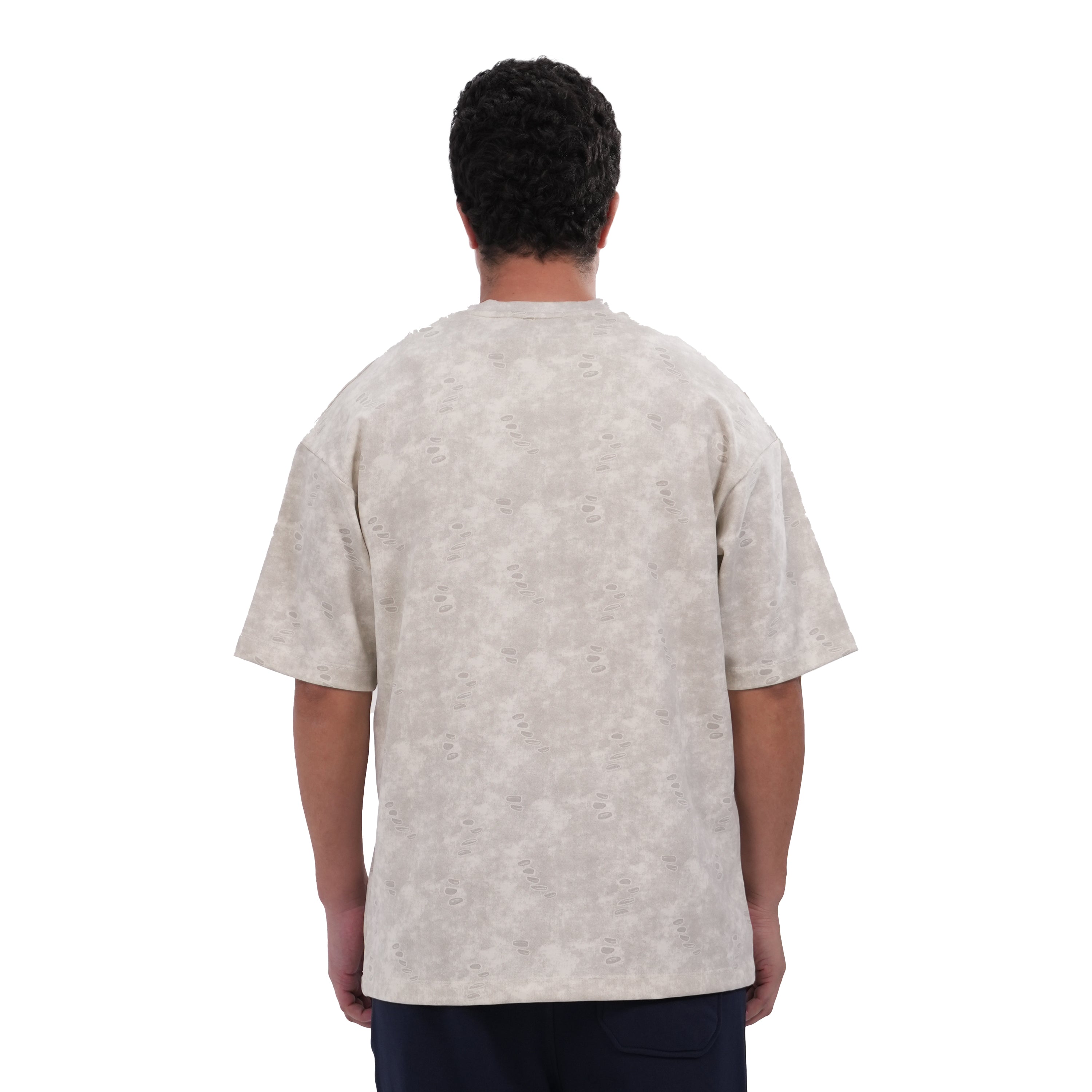 NASEEG Off-white Stone Oversized T-Shirt