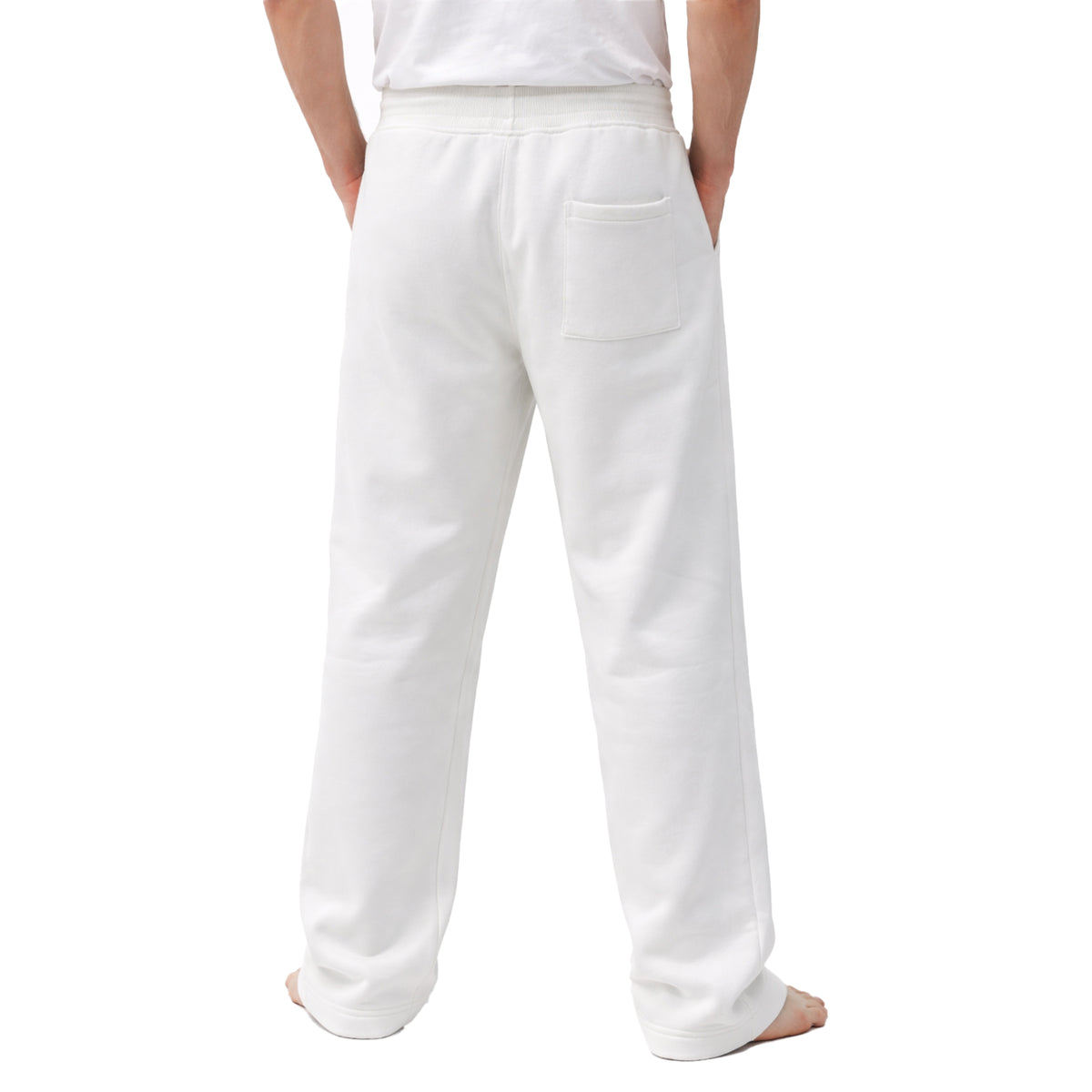 NASEEG Off-White Melton Oversized Sweatpants - product view 2