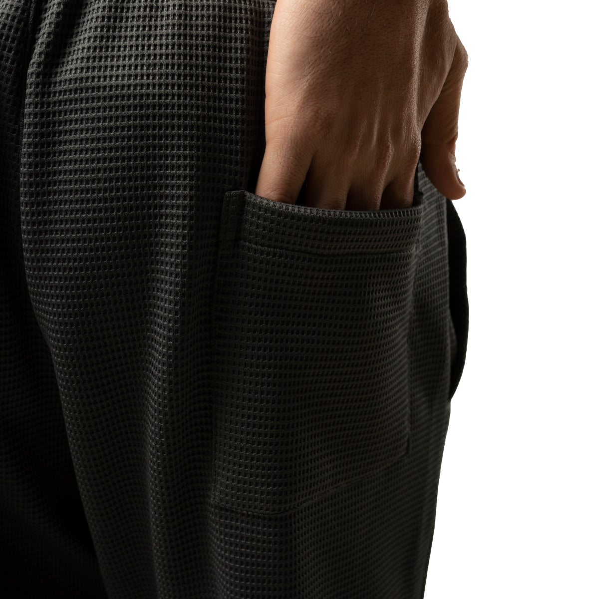 Textured Jogger Pants  Modern Comfort Fit Dark Gray