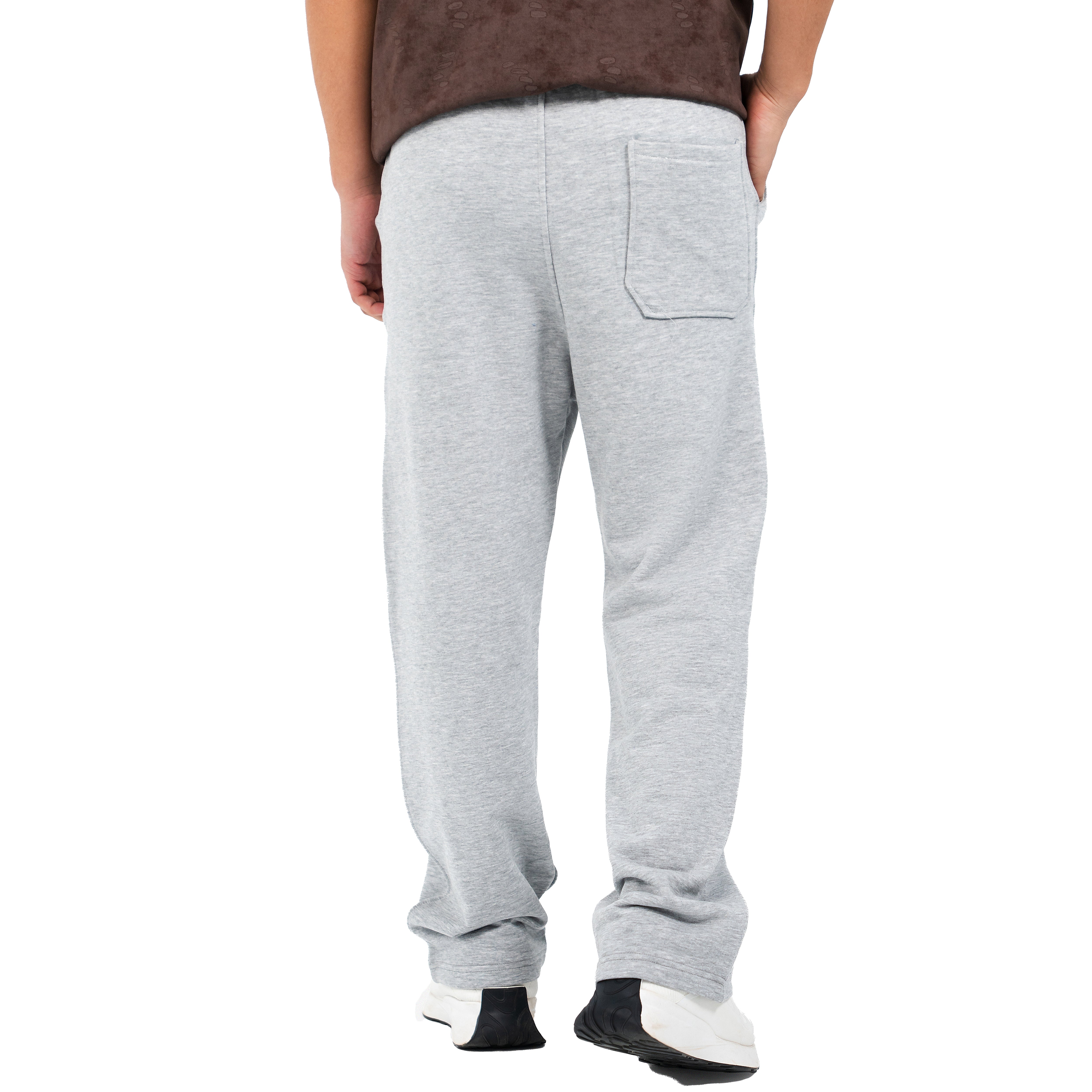NASEEG Grey Drift Wide-Leg Pants Relaxed Fit |  Premium Fabric